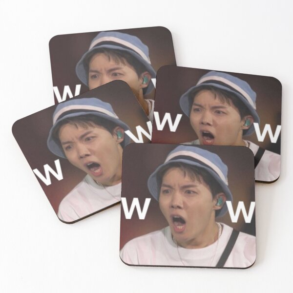 Item preview, J-Hope W W Meme | BTS Hobi Funny Reaction designed and sold by MdeMaria04.
