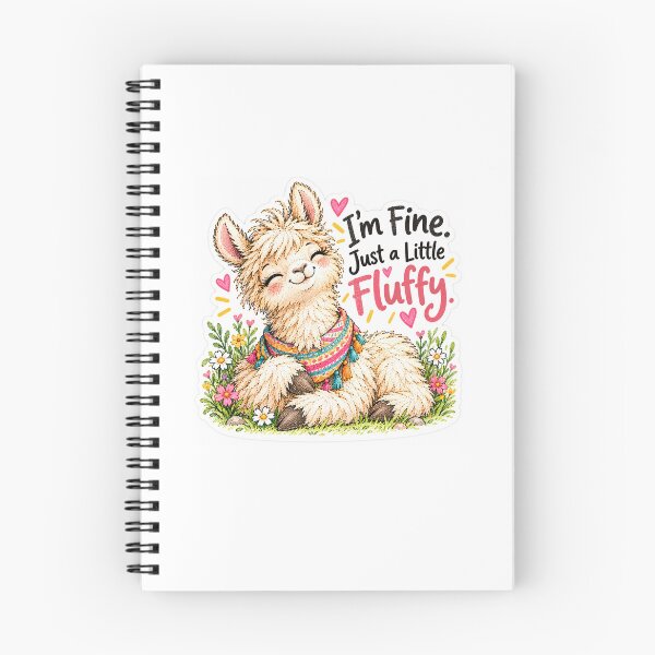 Item preview, I'm Fine. Just a Little Fluffy. designed and sold by Paw&Giggle.