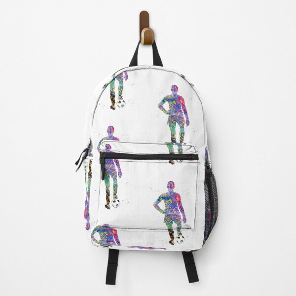 Item preview, Female Soccer Goalkeeper Watercolor Art designed and sold by Liededrom..