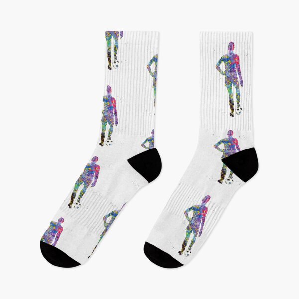 Item preview, Female Soccer Goalkeeper Watercolor Art designed and sold by Liededrom..