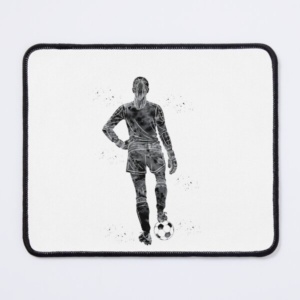 Item preview, Female Soccer Goalkeeper Watercolor Art designed and sold by Liededrom..