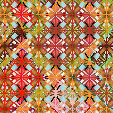 Artwork thumbnail, Abstract Multicolor Pattern by PatternShow