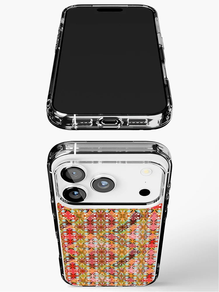 Thumbnail 3 of 5, iPhone Case, Abstract Multicolor Pattern designed and sold by PatternShow.