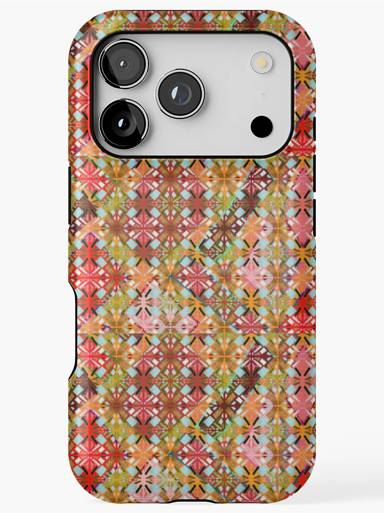Thumbnail 1 of 4, iPhone Case, Abstract Multicolor Pattern designed and sold by PatternShow.
