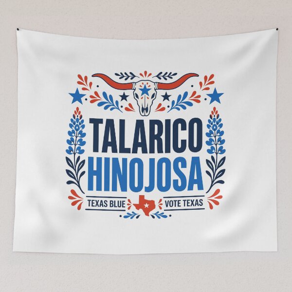 Item preview, Talarico Hinojosa Texas Blue Political Campaign Graphic    designed and sold by Designart68.