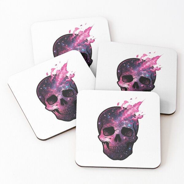 Item preview, Galaxy Skull Cosmic Universe Psychedelic Art designed and sold by kanjxtan.