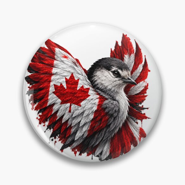 Item preview, Patriotic Canadian Bird – Red White Black Graffiti Art designed and sold by Graffiti Magic.
