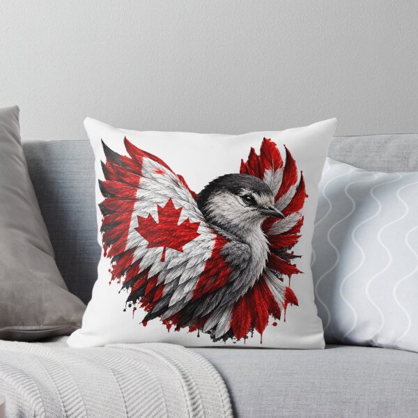 Item preview, Patriotic Canadian Bird – Red White Black Graffiti Art designed and sold by Graffiti Magic.