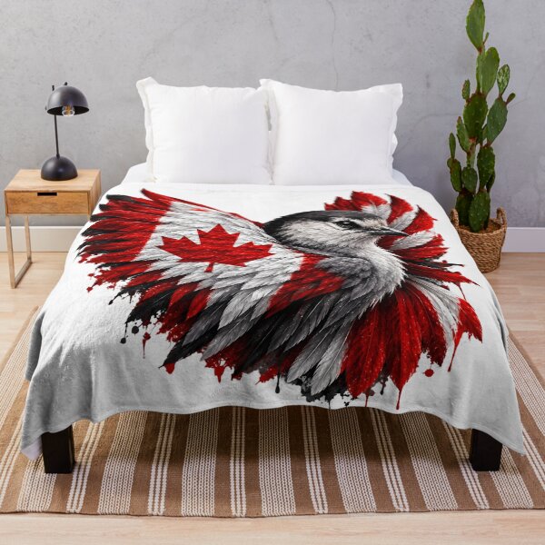 Item preview, Patriotic Canadian Bird – Red White Black Graffiti Art designed and sold by Graffiti Magic.
