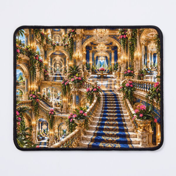 Item preview, Sapphire Blue and Gold Luxury Palace – Royal Fantasy Interior designed and sold by IRON SIREN.