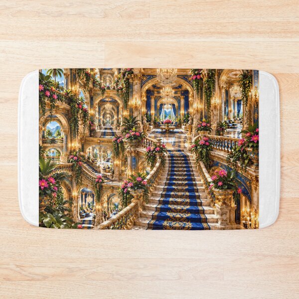 Item preview, Sapphire Blue and Gold Luxury Palace – Royal Fantasy Interior designed and sold by IRON SIREN.