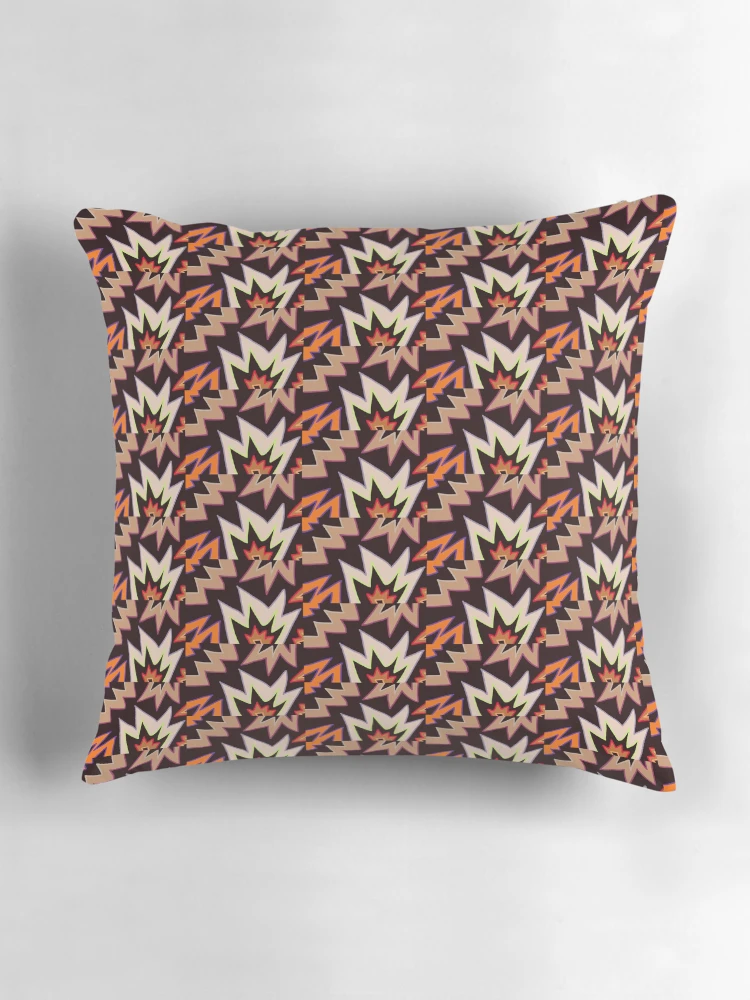 Thumbnail 3 of 4, Pillow, Jagged Rocks Pattern designed and sold by PatternShow.