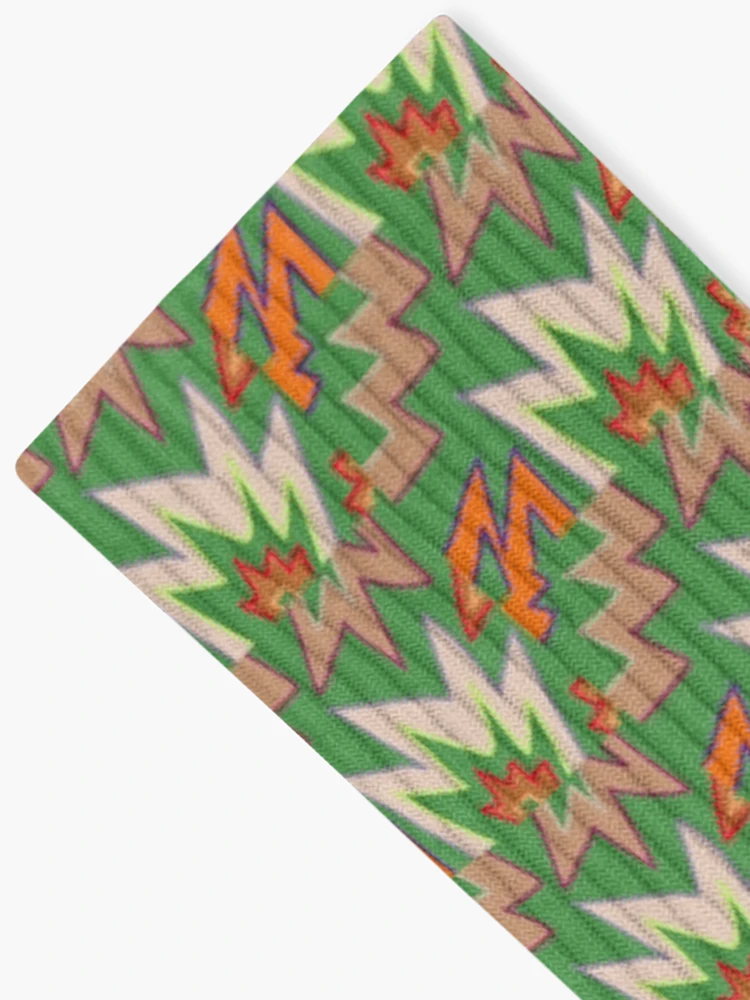Thumbnail 2 of 5, Socks, Jagged Rocks Pattern designed and sold by PatternShow.