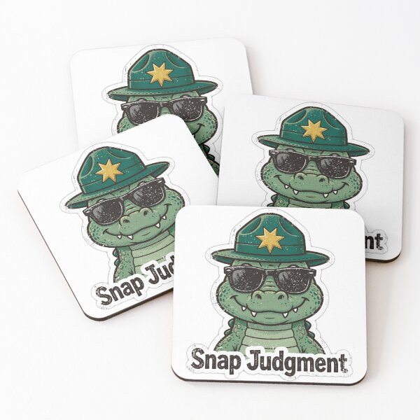 Item preview, Snap Judgment Funny Crocodile Deputy Design designed and sold by Wild Shades.