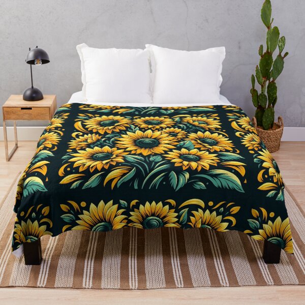 Item preview, Golden Sunflower Pattern designed and sold by Apex Designs.