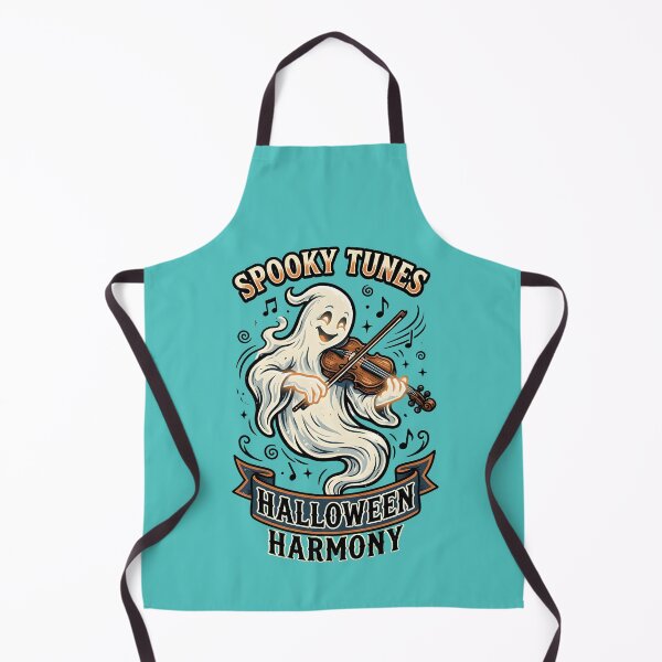 Item preview, Spooky Tunes - Ghost playing violin - Halloween Harmony designed and sold by ParadoxParadox.
