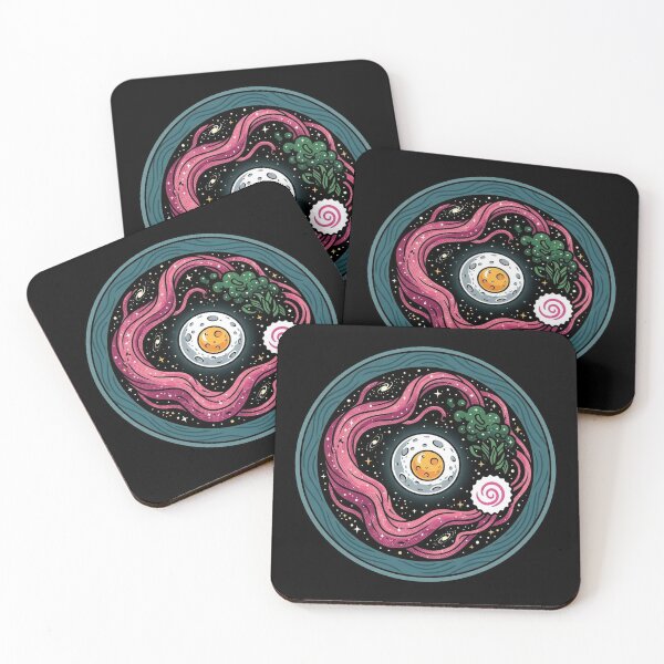 Item preview, Galaxy Ramen With Moon Egg Space Food designed and sold by kanjxtan.