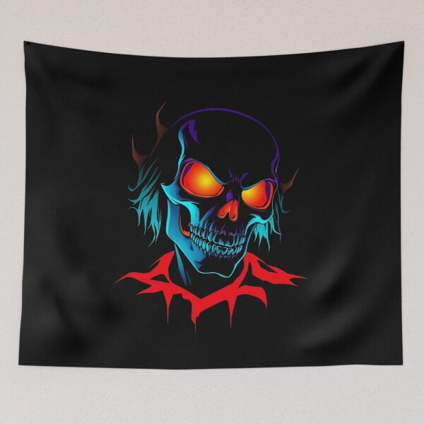 Item preview, Neon Horror Skeleton Streetwear Graphic designed and sold by ERODED SELF.