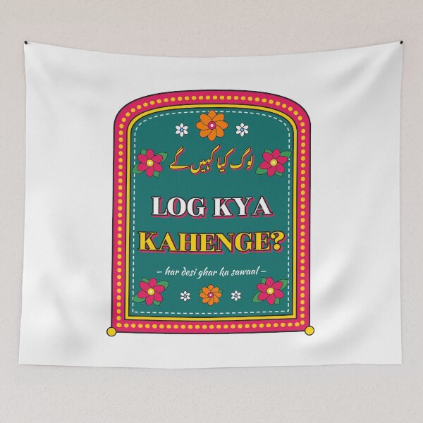 Item preview, Log Kya Kahenge - Pakistani Truck Art designed and sold by Chai & Chaos.
