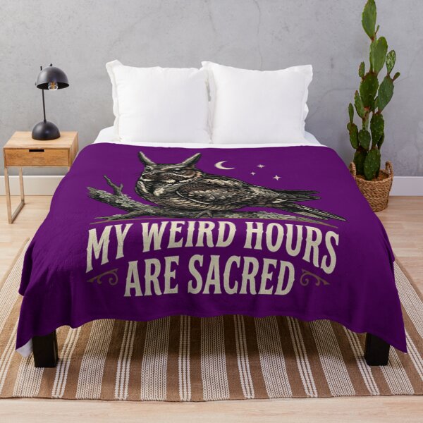 Item preview, Great Eared Nightjar Shirt - My Weird Hours Are Sacred - Gothic Halloween Night Owl Tee - Dark Nocturnal Bird Apparel designed and sold by Max Store.