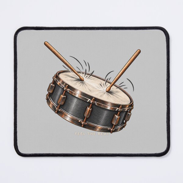 Item preview, Feel The Beat - Drummer& Snare Drum Design designed and sold by PrintGo26.