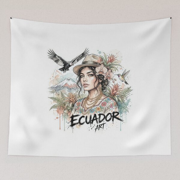 Item preview, Andean Woman and Ecuadorian Condor designed and sold by EdwinkOne.