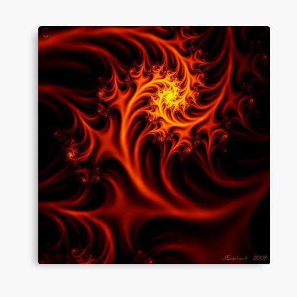 Fire in the Sky Canvas Print