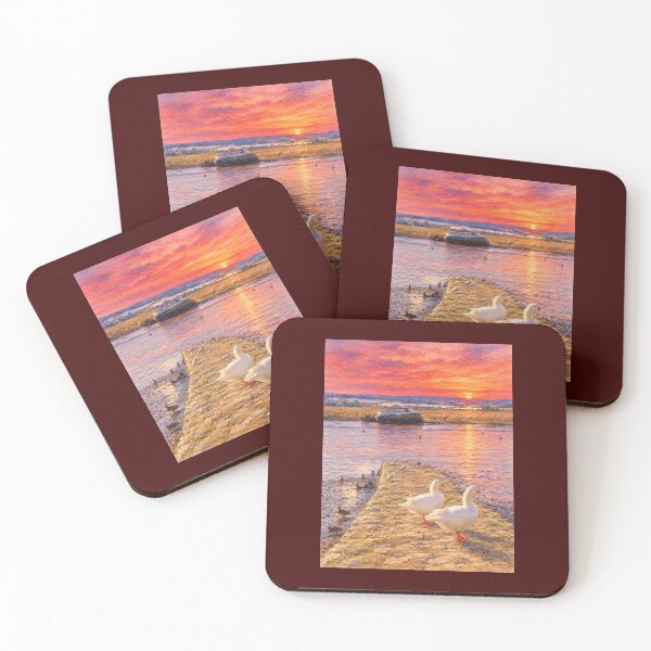 Item preview, Geese at Topsham Estuary designed and sold by Evelina77swiss.