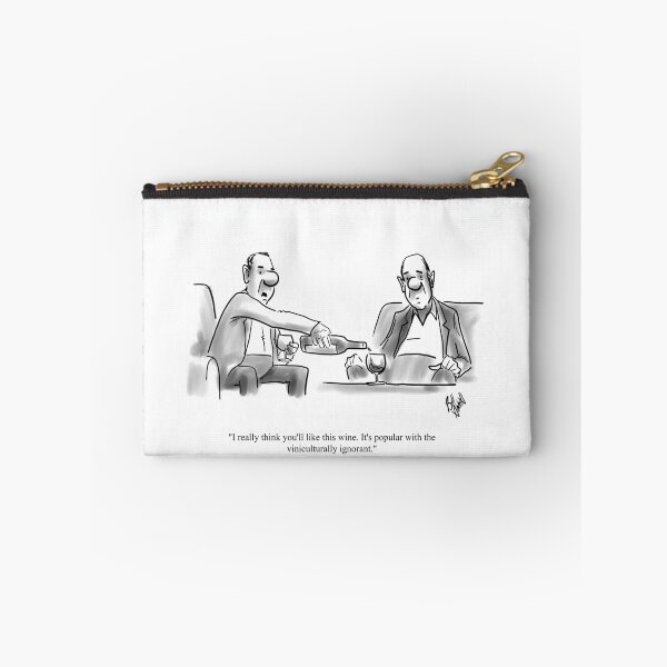 Item preview, Funny Wine Snob Cartoon designed and sold by Bill Abbott.