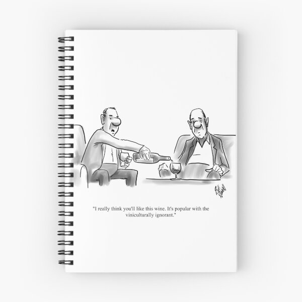 Item preview, Funny Wine Snob Cartoon designed and sold by Bill Abbott.
