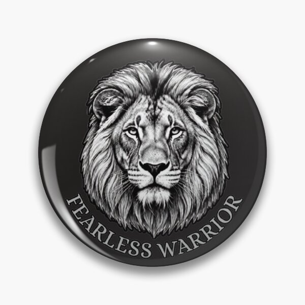 Item preview, LION: FEARLESS WARRIOR Silver designed and sold by The best online style shop.