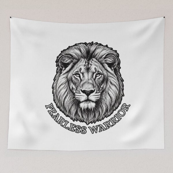 Item preview, LION: FEARLESS WARRIOR Silver designed and sold by The best online style shop.