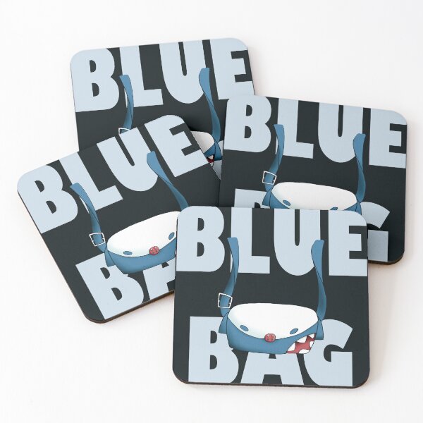 Item preview, Gura Blue Bag (black) designed and sold by Artistic-Ichimi.