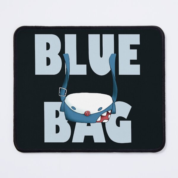 Item preview, Gura Blue Bag (black) designed and sold by Artistic-Ichimi.