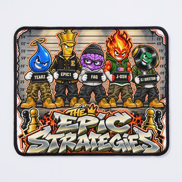 Item preview, Epic Strategies Crew Logo Usual Suspects Edition designed and sold by TearzESC.
