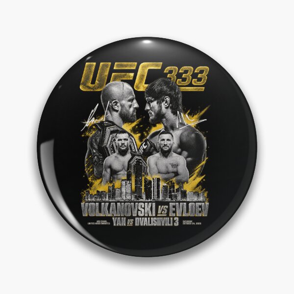 Item preview, Alexander Volkanovski Vs Movsar Evloev And Petr Yan vs Merab Dvalishvili UFC 333 Match Up  designed and sold by JeyVel.