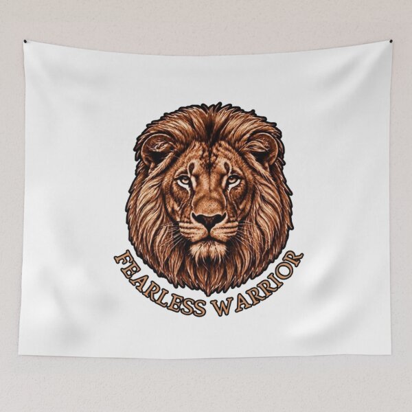 Item preview, LION: FEARLESS WARRIOR Copper designed and sold by The best online style shop.