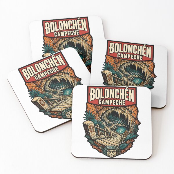 Item preview, Bolonchen Campeche Vintage Travel Tourism designed and sold by TravelersGems.