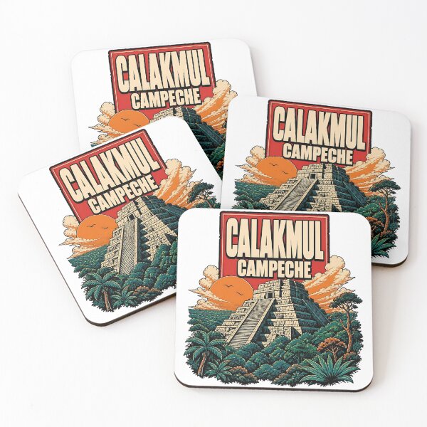 Item preview, Calakmul Campeche Vintage Travel Tourism designed and sold by TravelersGems.