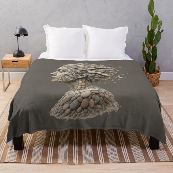 Item preview, Woman, formed from smooth pebbles and stones designed and sold by design-rebell.