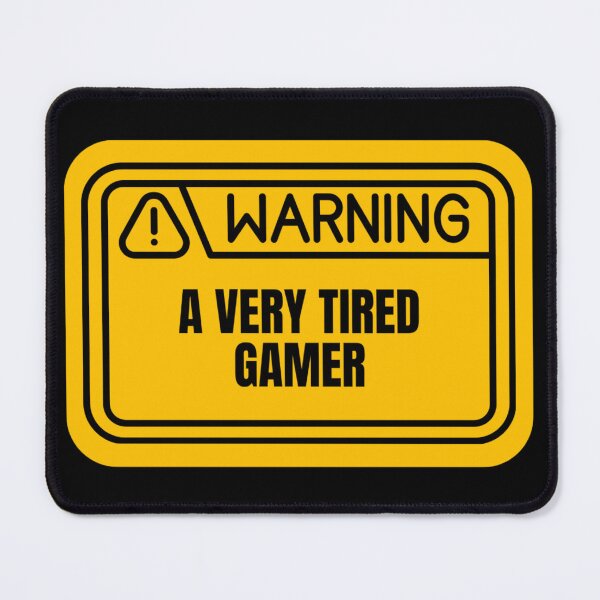 Item preview, Warning A Very Tired Gamer designed and sold by Nol1ytv.