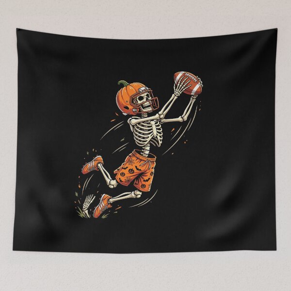Item preview, Skeleton Football Player - Halloween Game Day Football designed and sold by Designart68.