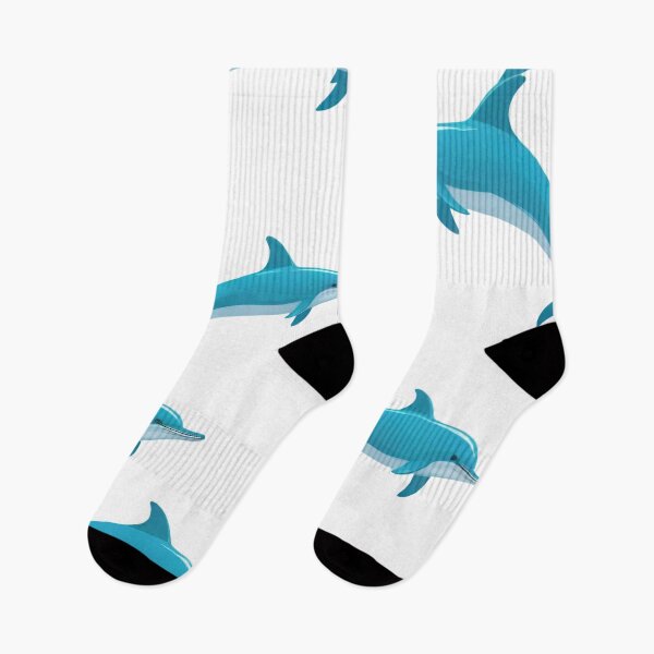 Item preview, Blue Dolphins Swimming Pattern designed and sold by Apex Designs.