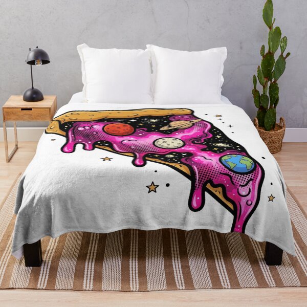Item preview, Cosmic Space Pizza With Planet Toppings designed and sold by kanjxtan.