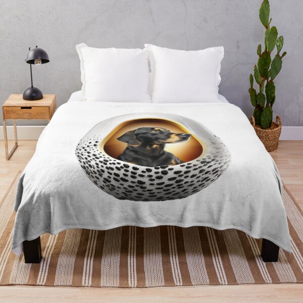 Item preview, Black Tan Dachshund in a Cracked Egg designed and sold by Apex Designs.