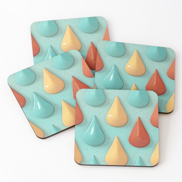 Artikelvorschau, Water Drops colorful entworfen und verkauft von MalwasBasket.