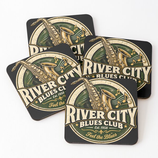 Item preview, River City Blues Club designed and sold by QuietSpark.