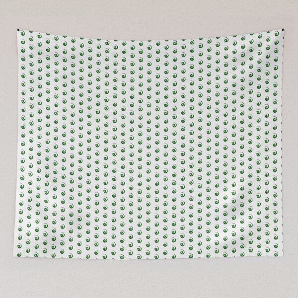 Item preview, Dark Green Cute Crescent Moon Ghost Halloween Design designed and sold by pattern-archive.