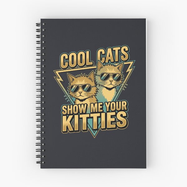 Item preview, Cool Cats Show Me Your Kitties – Funny Retro designed and sold by OpenFieldNotes.