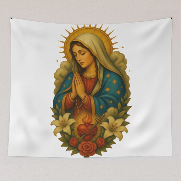 Item preview, Sacred Heart of the Virgin Mary designed and sold by re2m.